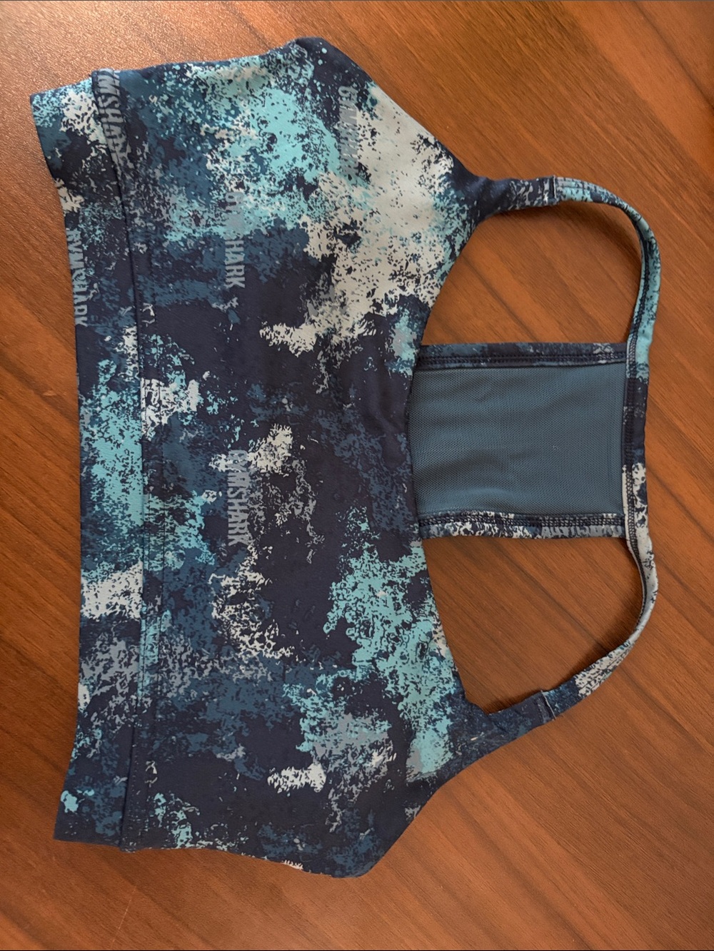 Gymshark Blue Teal Camo Kids One-Piece